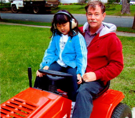 Dave Taylor and granddaughter