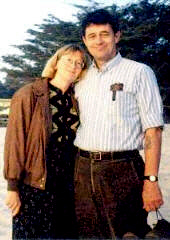 Ted Pack and his wife, 1995